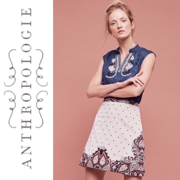 Anthropologie Dresses & Skirts - Anthropologie Holding Horses Adele Dot Skirt